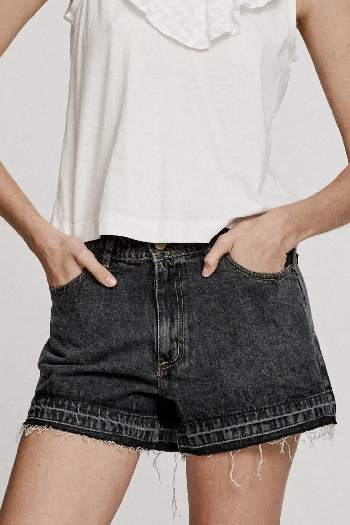 SHORT MEJILLON BLACK