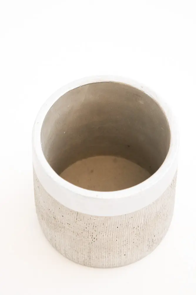 Maceta Vadodara Plateada