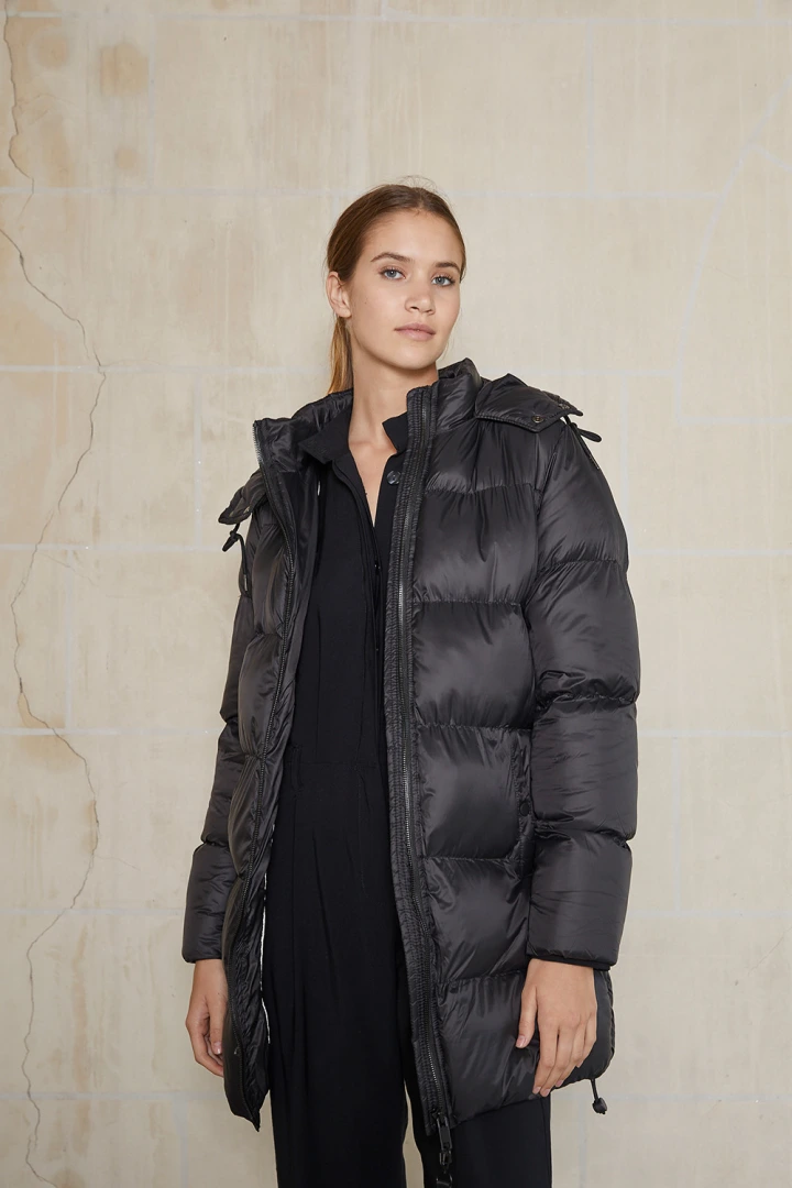 Campera Crepes Negro