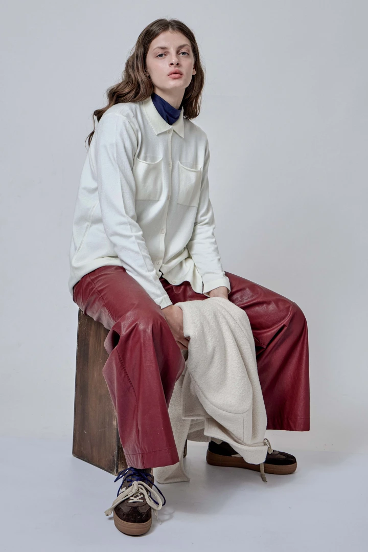 CARDIGAN BERMEJO