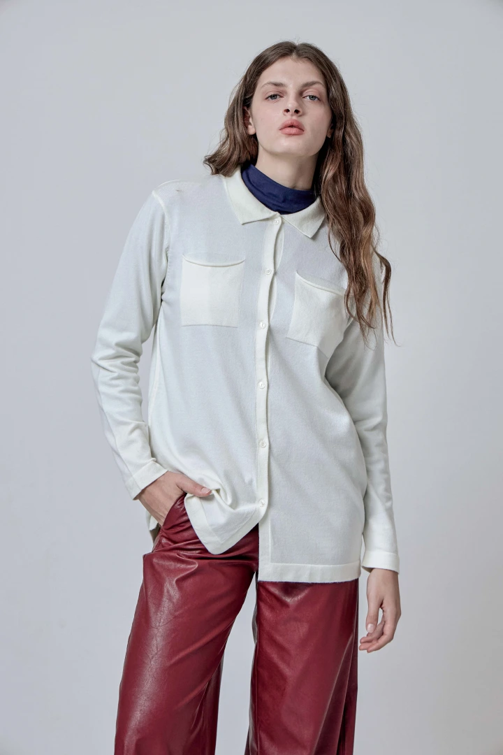 CARDIGAN BERMEJO