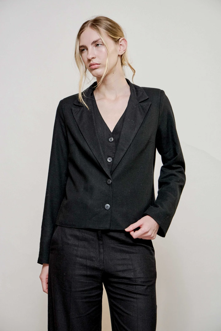 BLAZER CROP BIANCA