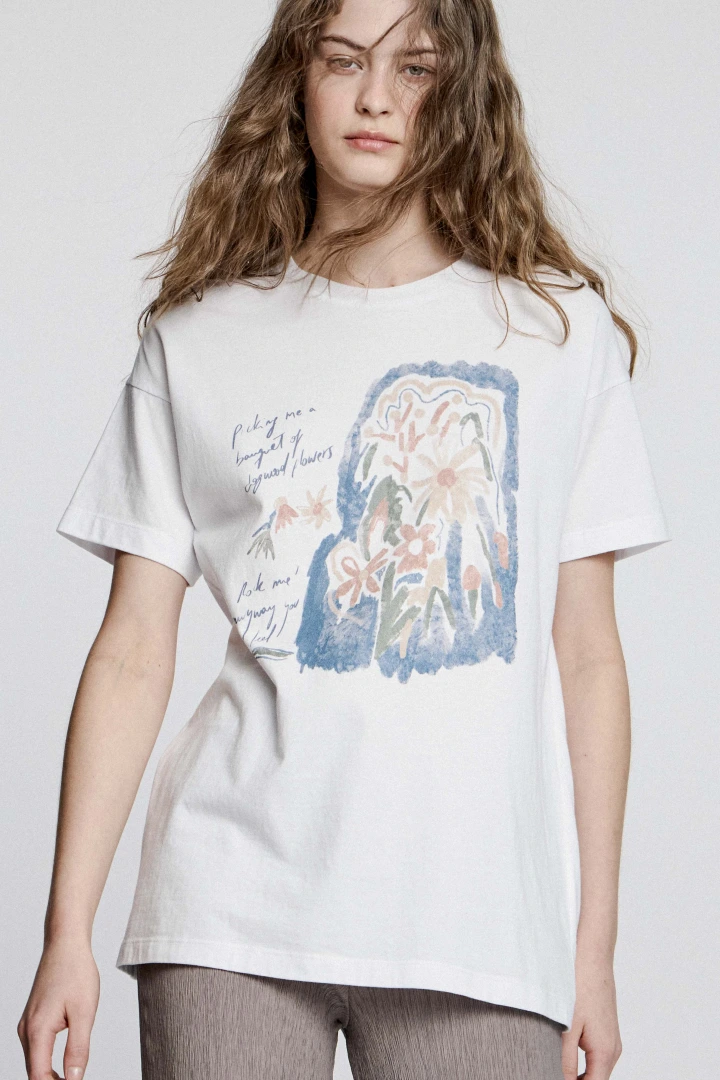 REMERA FLOWERS