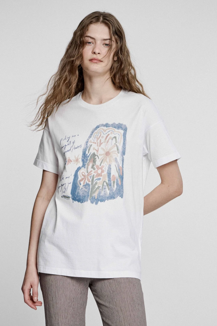 REMERA FLOWERS