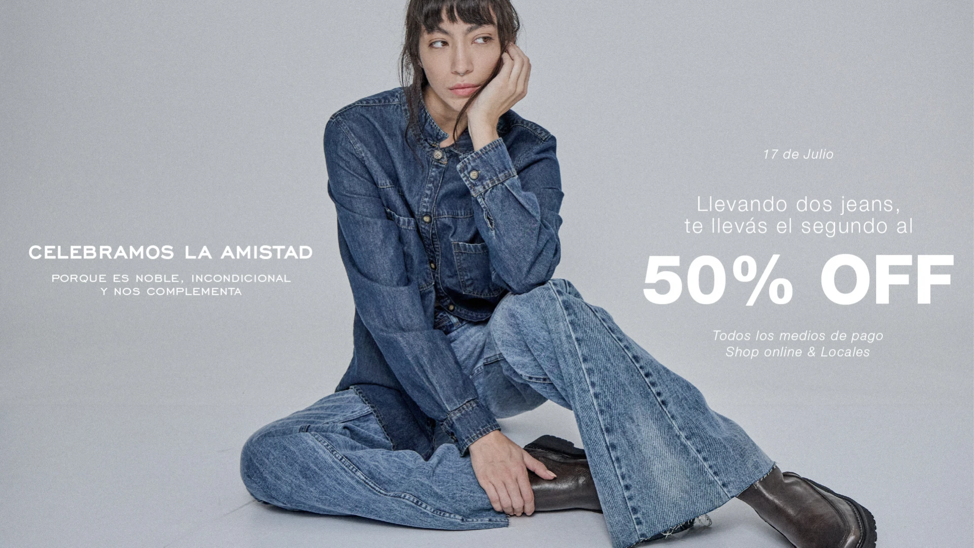 promo denim 2 unidad